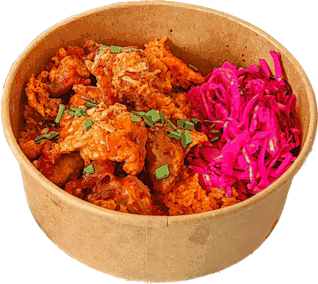 Bowl Lok-lak Chicken